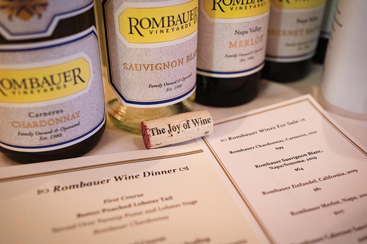 Providence Wine Dinner Showcases Rombauer Vineyards