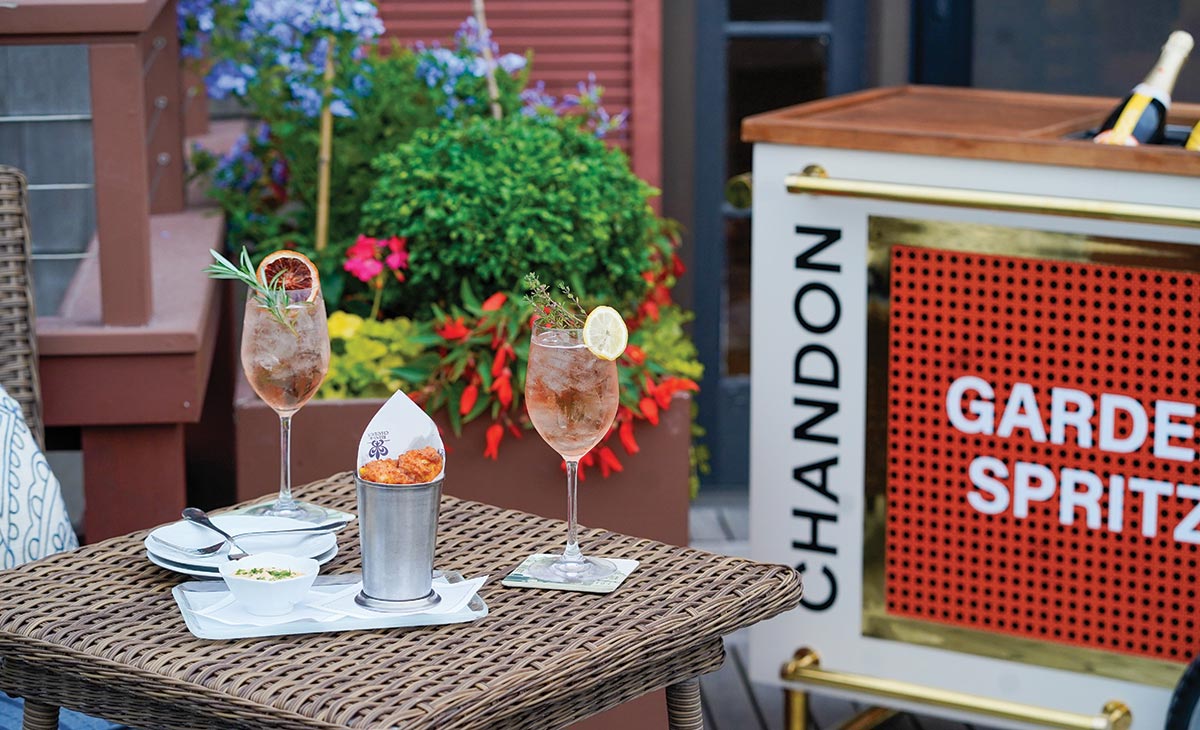 Weekapaug Inn Offers Summer Chandon Sunset Terrace