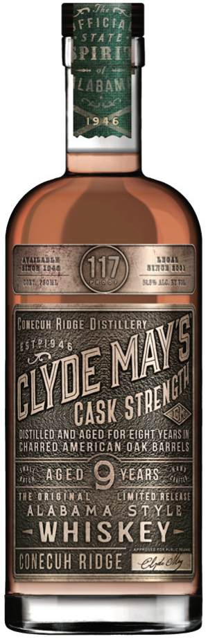 Clyde May’s Offers New 9 Year Cask Strength Whiskey