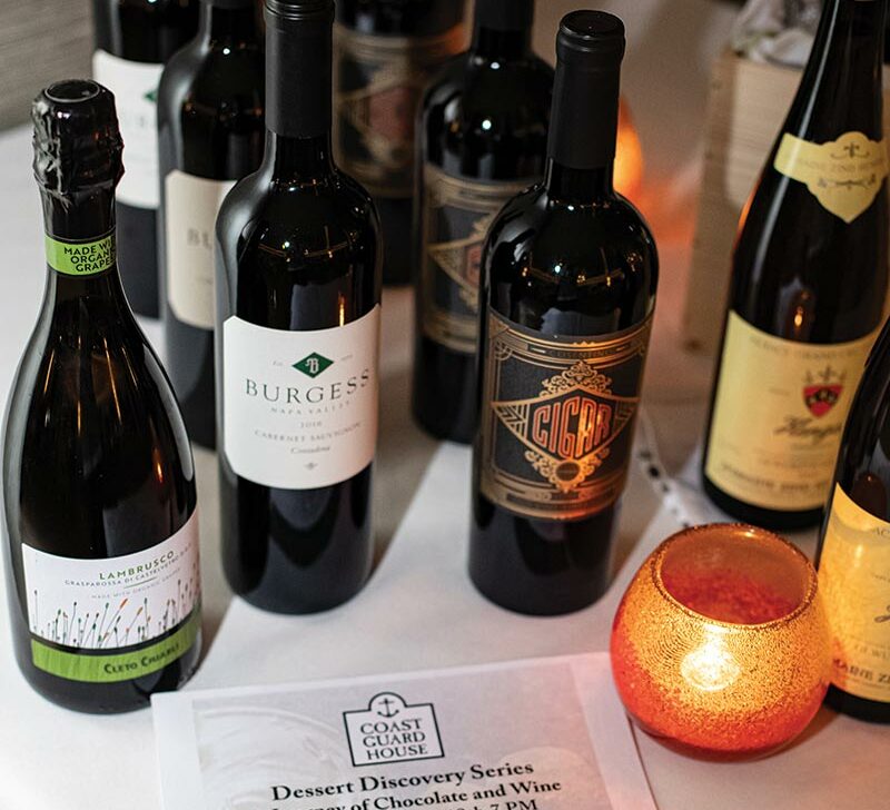 Coast Guard House Hosts Wine- and Chocolate-Pairing Dinner