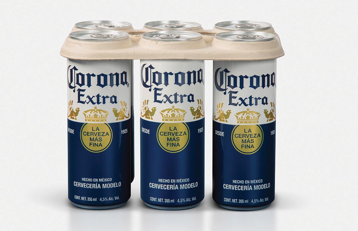 Corona Launches Plastic-Free Six-Pack Rings