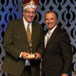 The RI Hospitality Association Man of the Year, Craig Sculos, Vice President and General Manager, Twin River Casino.