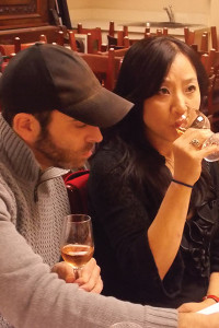 Ian Halpern, Harvest Fine & Spirits and Grace Yuan.