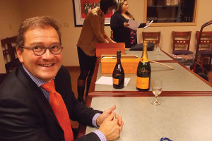 Winemaker Cyril Brun of Champagne Veuve Clicquot.