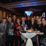 Rachel C. Narodowy, The Village Haven Restaurant (fourth from left in red) was given the President's Award.