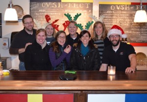 The Overshores Brewing Co. team.