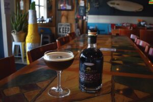 The Pumpkin Chai Spiced Espresso Martini at TJ's Burrito's.