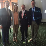 Jason Moore of Whyte & Mackay; Julie Mansur, Spirits Manager, Johnson Brothers of RI; Richard Paterson, Master Blender of Whyte & Mackay; and Bill Powers, Gallo Winery.