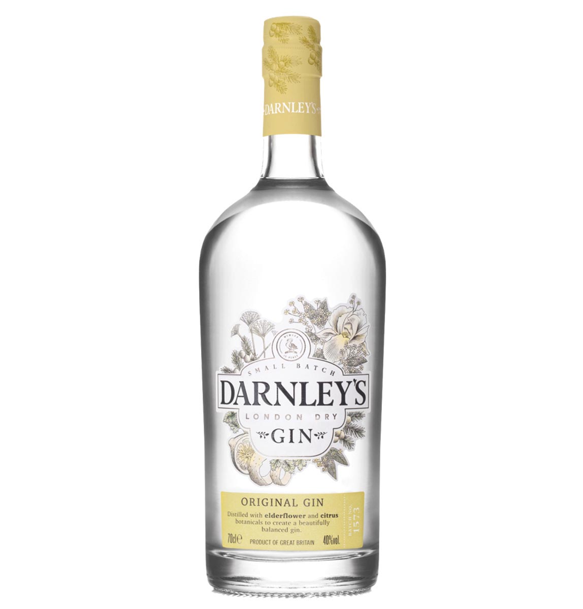 New Darnley’s London Dry Gin Bottle Highlights Botanicals