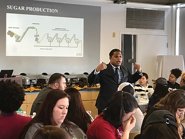 Bacardi Brand Master Visits UNH Hospitality Students