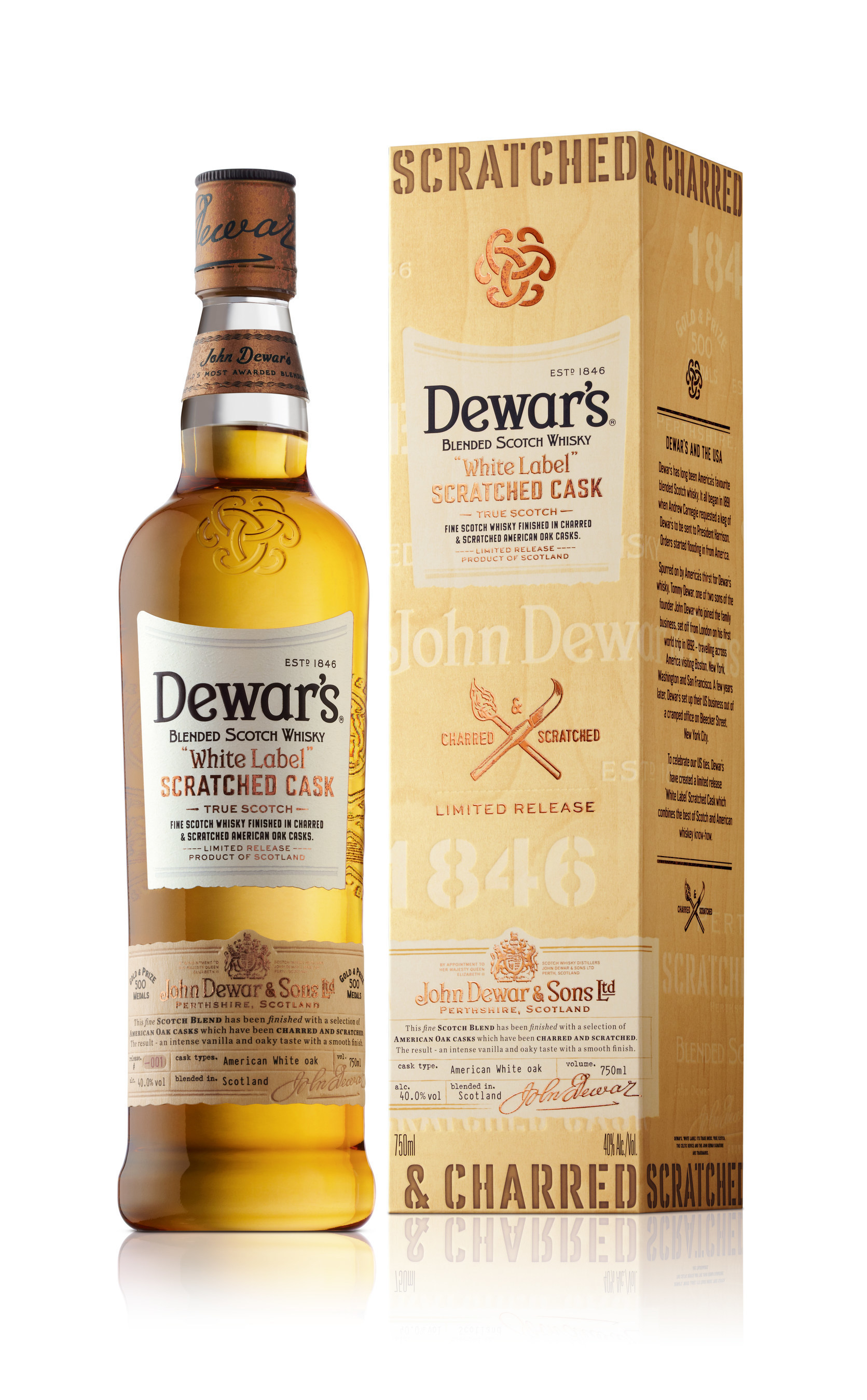 Dewar’s Makes New Scratched Scotch Whisky