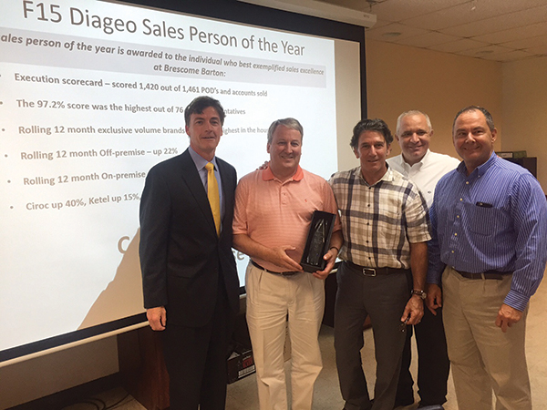 Diageo Recognizes Outstanding Local Sales Efforts