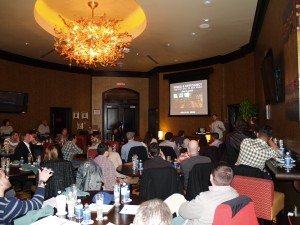 Guests at the Diageo World Class Lab held at Twin River Casino.