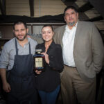 Paul Sevigny, Director of Brand Ambassadors, Disaronno International; Stephanie Merola, Bar Manger, Andino’s; and Richard Cadavid, NE Area Manager, Disaronno International.