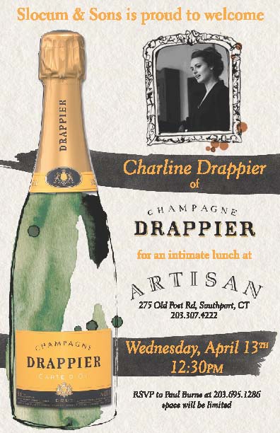 April 13, 2016: Trade Only/Champagne Drappier Luncheon