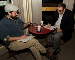 Ben Terry of “Eat Drink RI” and Mike Lester of M.S. Walker served as blind tasting judges.