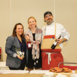 Newport Vineyards/Brix Restaurant & Vineyard Café’s Jenna Miller, Event Coordinator; Caroline Robertson, Brix Bar Manager; and Andy Teixeira, Executive Chef.