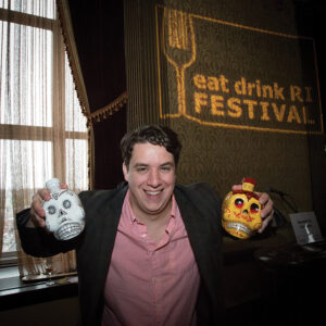 M.S. Walker’s Ian Miagros with Kah Tequila. Photo by Chris Almeida.