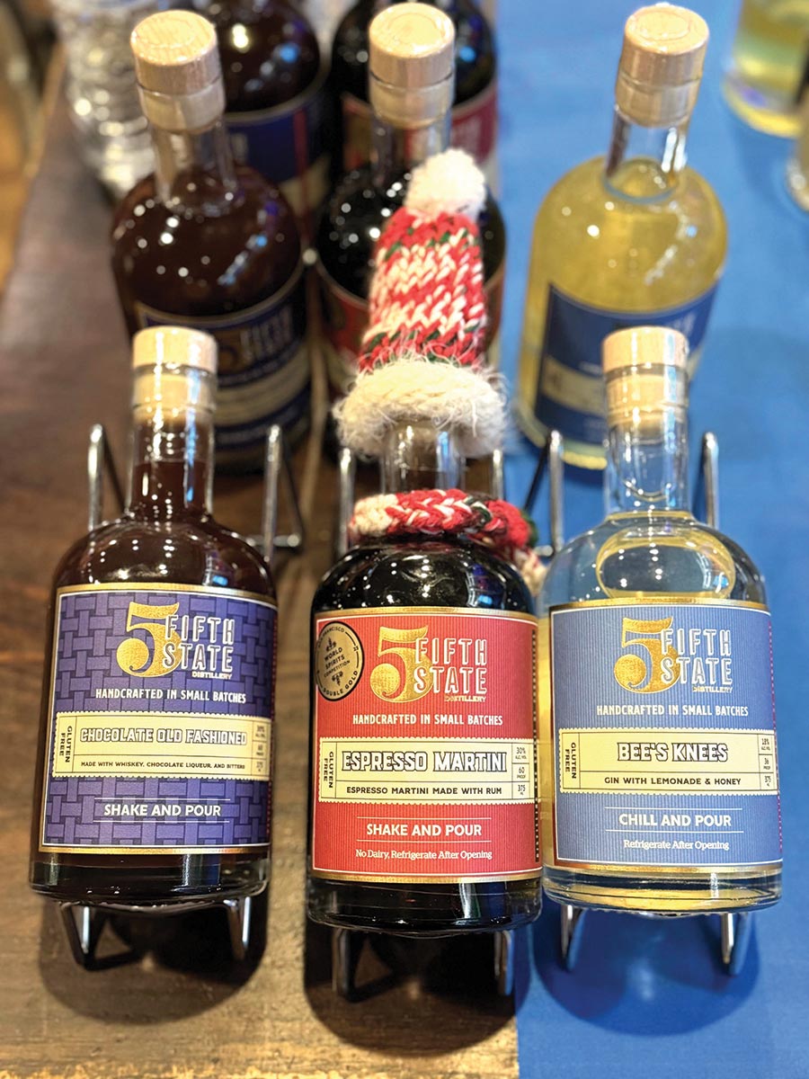 Holiday Market Showcases Fifth State Distillery Spirits