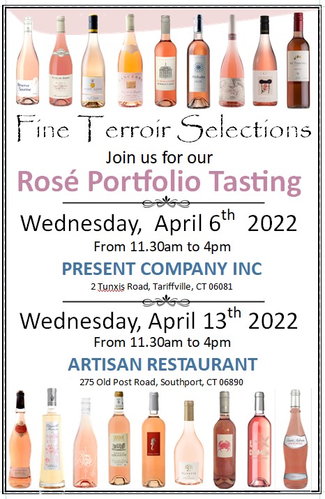 April 6 & 13, 2022: Fine Terroir Selections Rosé Tasting (Trade Only)