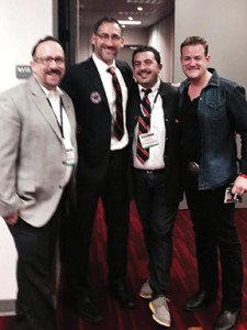 Frank Martucci, Vice President, USBG; David Nepove, President, USBG; Reza Esmaili, Northwest VP USBG; Russell Davis, "Bar Rescue" show expert.