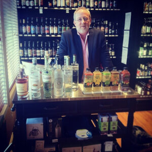 Alexei Beratis, partner at Inspired Beverage, Inc., a recent tasting.