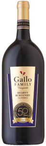 GALLO FAMILY VINEYARDS HEARTY BURGUNDY WINE