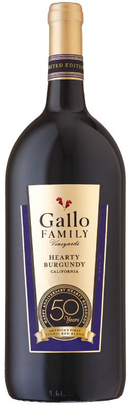 Gallo Celebrates 50th Anniversary of Hearty Burgundy Wine