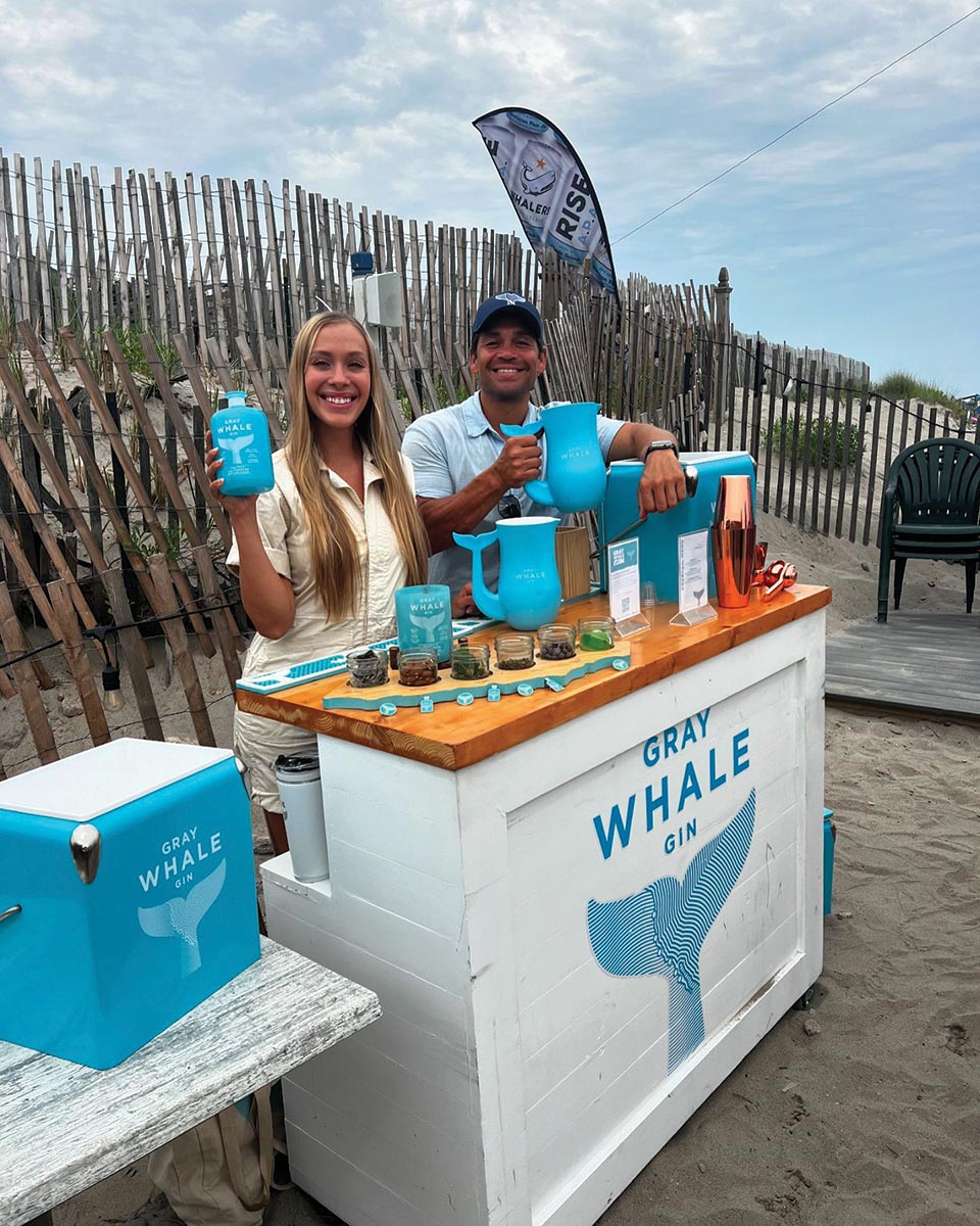 George’s of Galilee Hosts Gray Whale Gin Beach Bar