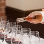 A wine pour.