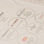 The tasting mat of Gérard Bertrand wines.