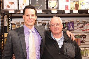 Alexander Hall, President, InnoVino International, Connecticut distributor for Scheid Family Wines and Jim Downey, Northeast Regional Manager, Scheid Family Wines. Alexander Hall, President, InnoVino International, Connecticut distributor for Scheid Family Wines and Jim Downey, Northeast Regional Manager, Scheid Family Wines.