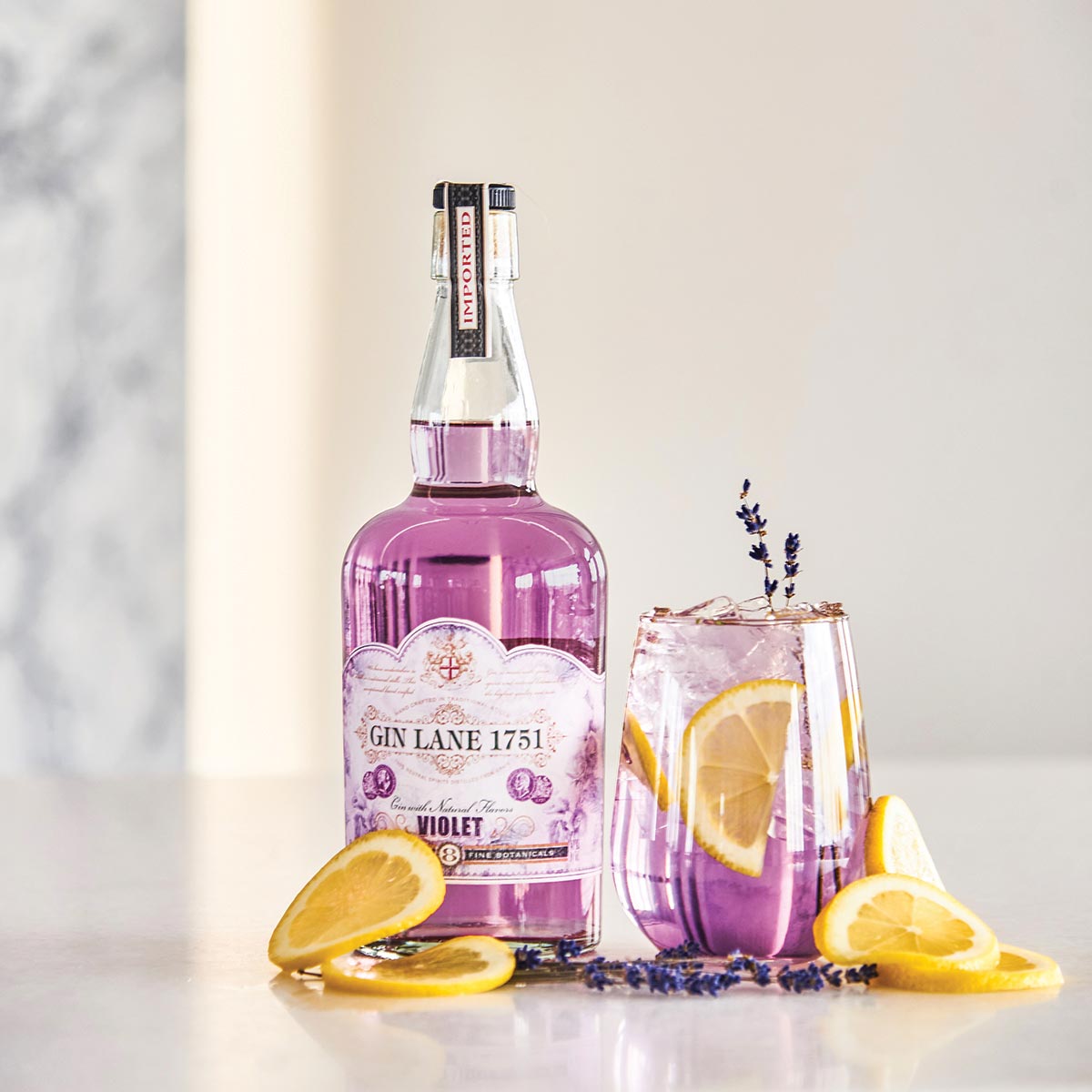 MS Walker Brands Welcomes Gin Lane 1751 Violet Gin Garden Series