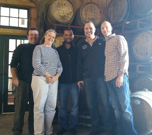 A recent visit to Westford Hills Distillery in Ashford, Conn. Lou Chatey and Margaret Chatey, Owners, Westford Hills Distillery; Richard Reyes, Owner, Mezon Tapas Bar & Restaurant; Diego Loret de Mola, Founder, BarSol Pisco; Jason Snopkoski, Beverage Director, Mezon and guest columnist.