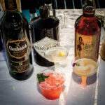 Cocktail creations featuring Glenfiddich, Hendrick’s Gin and Sailor Jerry Rum. Photo by Chris Almeida.