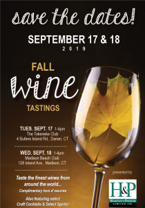 Hartley & Parker Fall Trade Tasting @ Madison Beach Club | Madison | Connecticut | United States