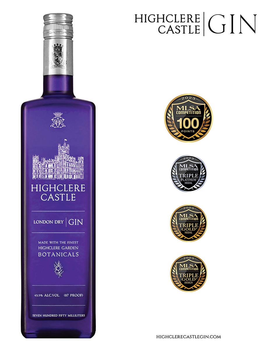 Highclere Castle Gin Celebrates 100-Point Win