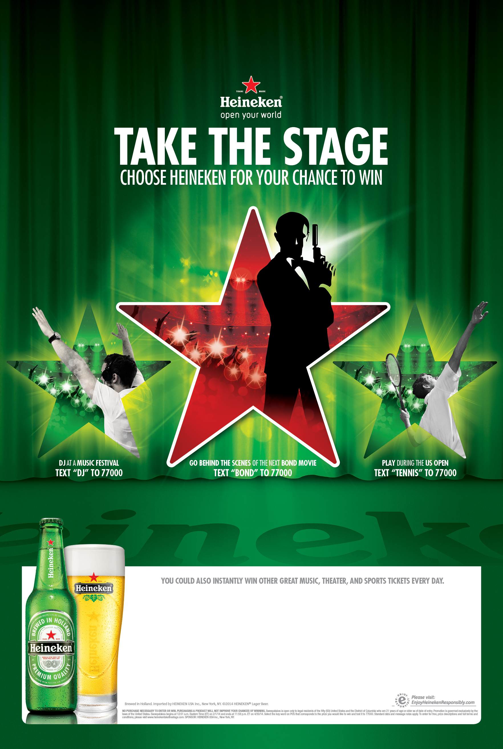 Heineken’s Takes the Stage Campaign Kicks Off