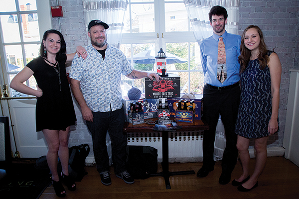 All with Revival Brewing Company: Sean Larkin, Master Brewer; Cat Snape, Tap Room and On-and Off-Premise Sales; Alex Roskowski, Brewer; and Michaela Brinkley, Marketing Coordinator.