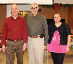 Mike Bylo, Controller; Jerry Rosenberg, President; and Kerri Downing, Programs Administrative Assistant.