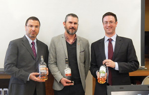 Frank LaTorra, Sales Manager, Hartley & Parker; Philip Pepperdine, Beam Suntory East Coast Scotch Ambassador; and Mike DePasqua, Beam Suntory Connecticut Territory Manager.