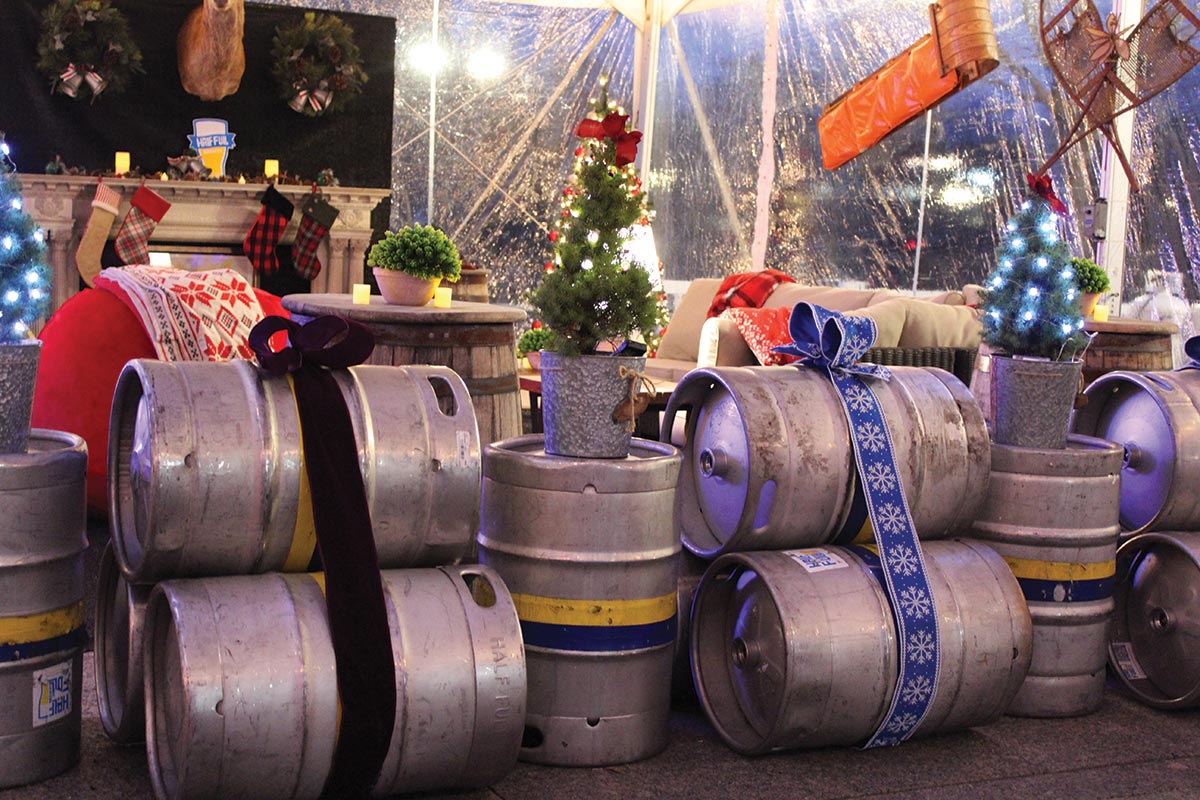 Half Full Brewery Hosts Winter Beer Garden