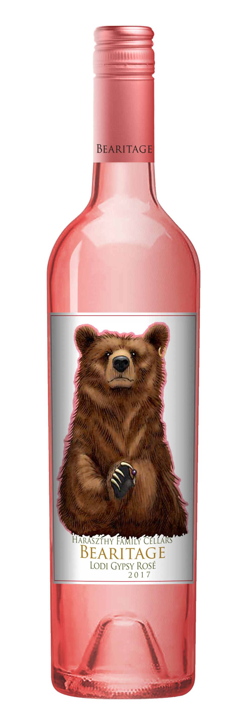 Haraszthy Family Cellars Releases Bearitage Lodi Gypsy Rosé