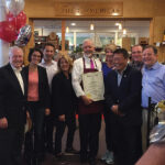 During the first weekend in October, Harry's Wine & Liquor Market held a ribbon cutting and received a plaque citation from the State of Connecticut recognizing its long history in business. First Selectman Mike Tetreau; Rep. Cristin McCarthy Fahey; Scott Pollack, Co-Owner, Harry's Wine & Liquor Market; Rep. Brenda Kupchick; Patrick Monteleone, Co-Owner, Harry's Wine & Liquor Market; Rep. Laura Devlin; Sen. Tony Hwang; William Miller, Co-Owner, Harry's Wine & Liquor Market; Former Senator John McKinney.