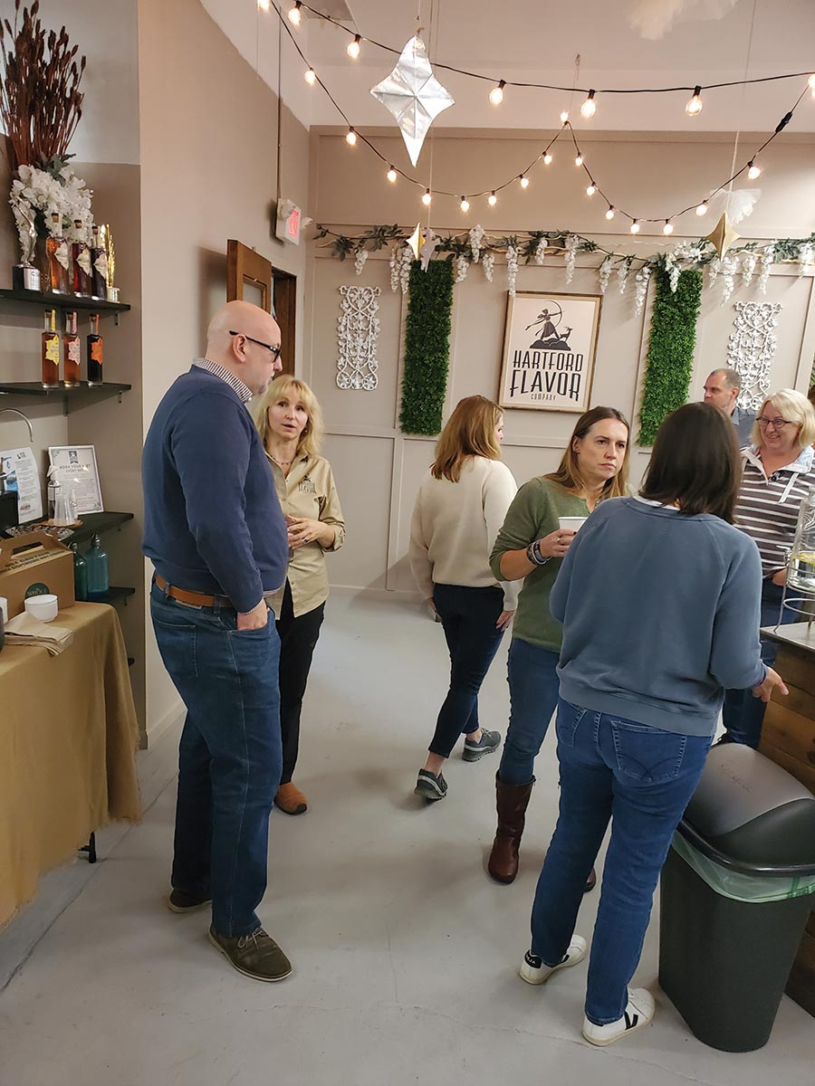 WSET Staff Visits Hartford Flavor Company