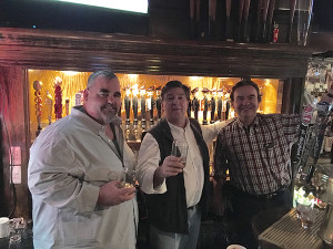 Jack Doherty, Owner, Doherty’s East Ave Café; Hugh Sisson, Founder and CEO, Heavy Seas Beer; Terry Moran, President, McLaughlin & Moran, Inc. 