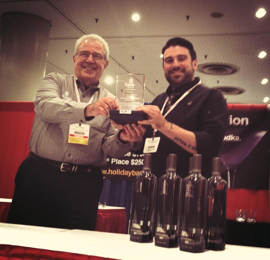 Zahariadis Wins NY Bar Buying Show Cocktail Competition