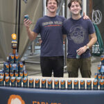 Farmer Willie’s Craft Ginger Beer Co-founders Nico Enriquez and Max Easton. 