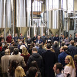 During the ceremony, Mark Hellendrung, the President of Narragansett Brewing Company, addressed the crowd about the brewery’s return to its home state.