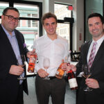 Mike Lester, On-Premise Manager, M.S. Walker; Colin Geoffroy, Leader of Hospitality Group, Providence G; and Bryan Hoffman, Fine Wine Portfolio Manager, M.S. Walker.